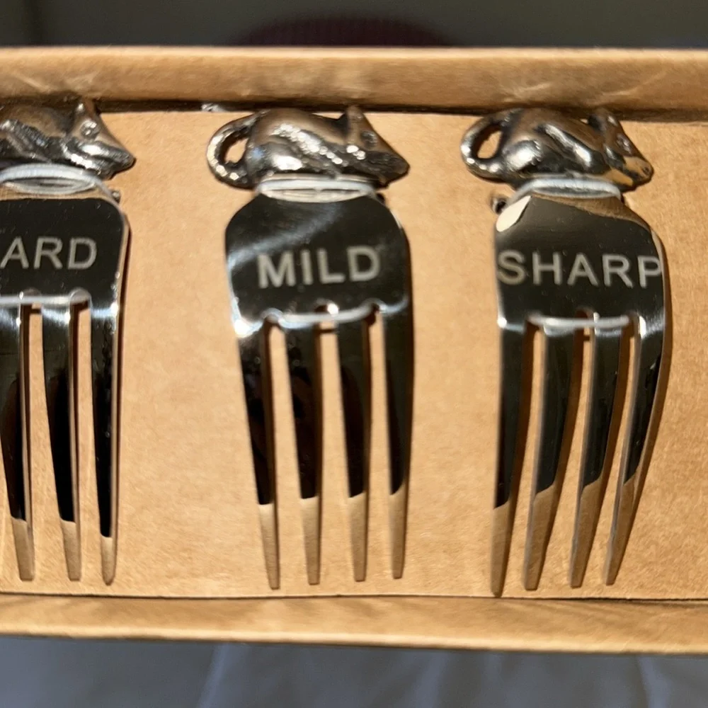 NWT/Tag - Silver Cheese Marker Collection. Set of 4